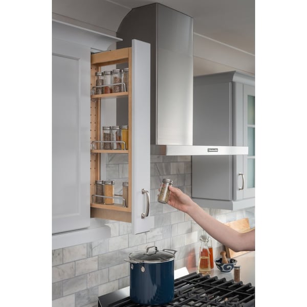 3 Wide 30 Tall Upper Wall Cabinet Pullout Filler